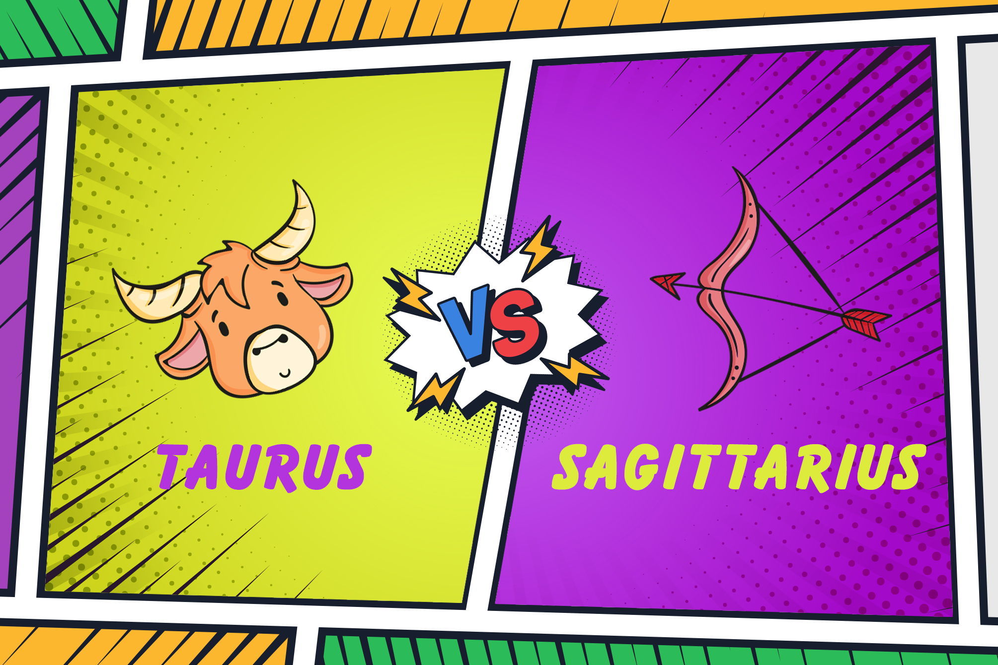 Taurus and Sagittarius Compatibility: Worlds Colliding