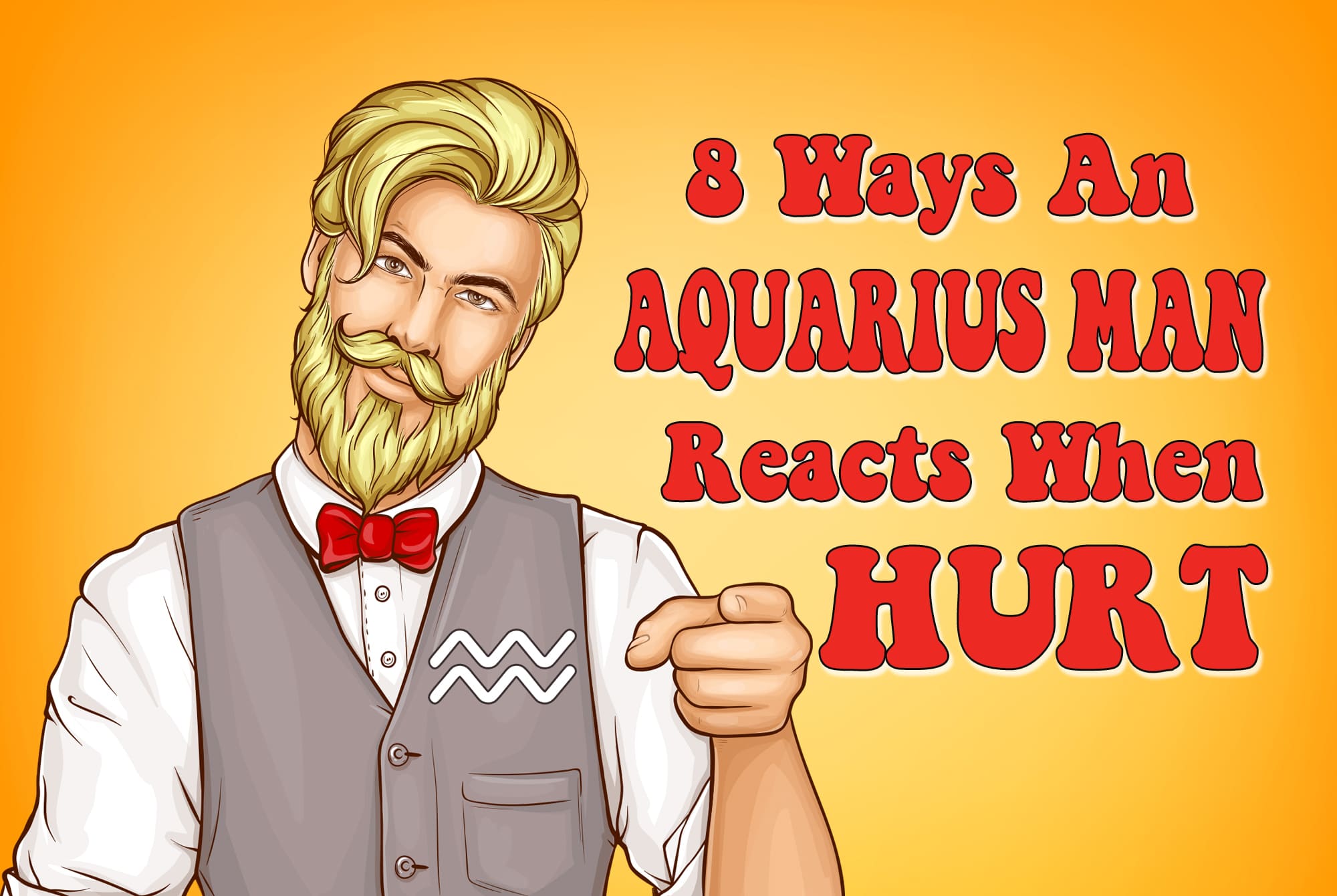 8 Ways a Hurt Aquarius Man Reacts (And How to Heal Him)