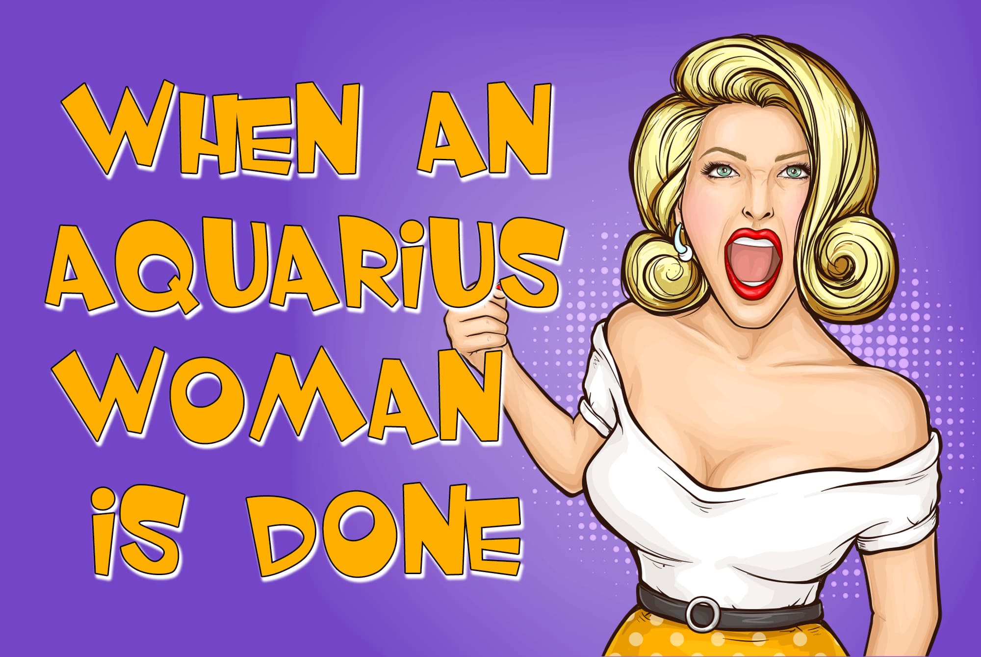 When An Aquarius Woman Is Done, She Doesn’t Cry— She Disconnects. Fast. And Forever