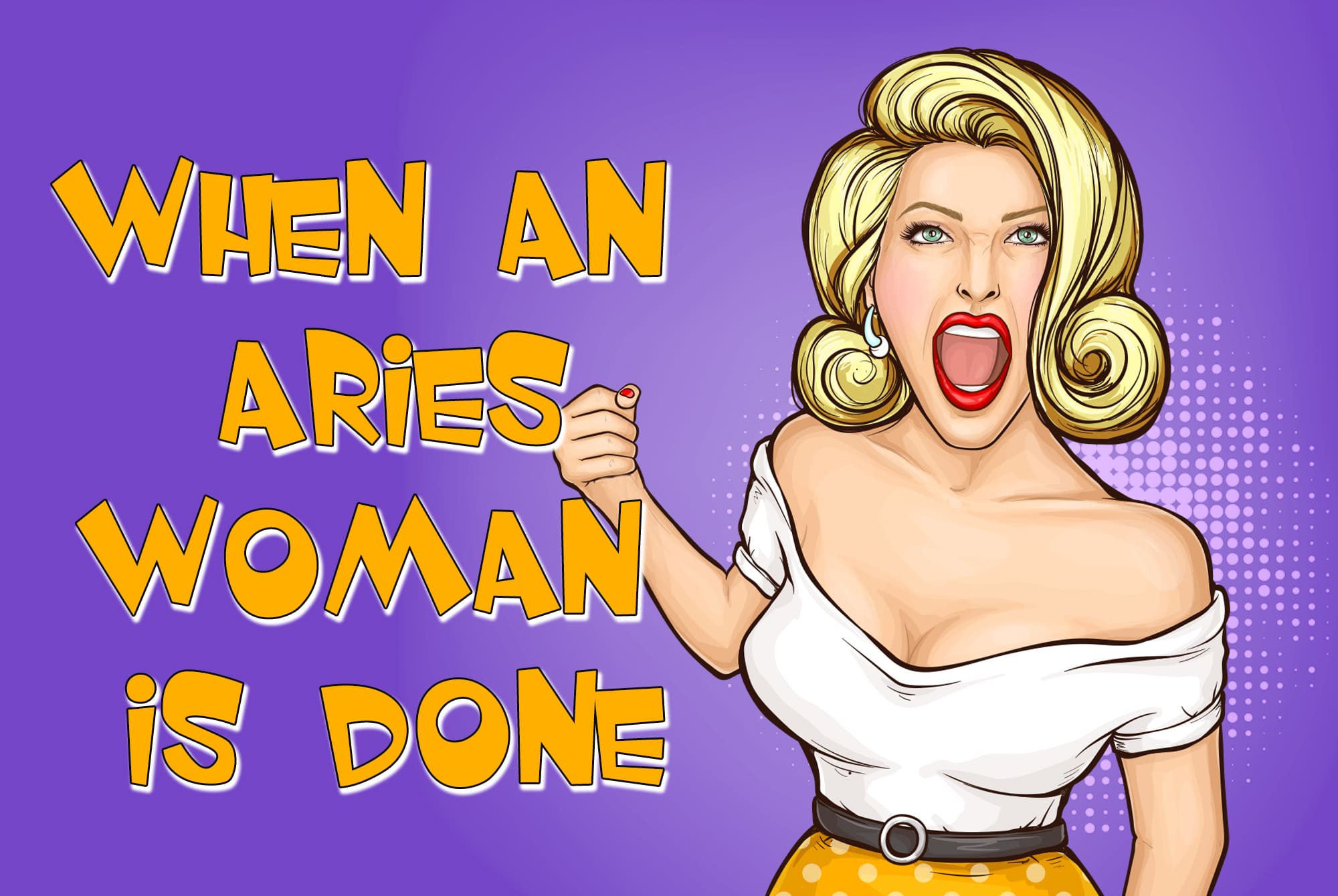 When an Aries Woman Is Done… She’s DONE 🔥 (No Coming Back)