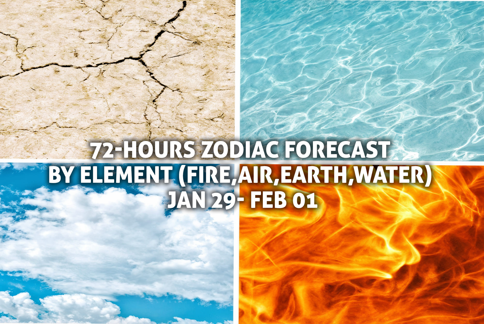 💘 72-Hours Zodiac Forecast by Element 🔥💨🌱🌊 JAN 29 – FEB 01, : The Move They’re About to Make 🔮