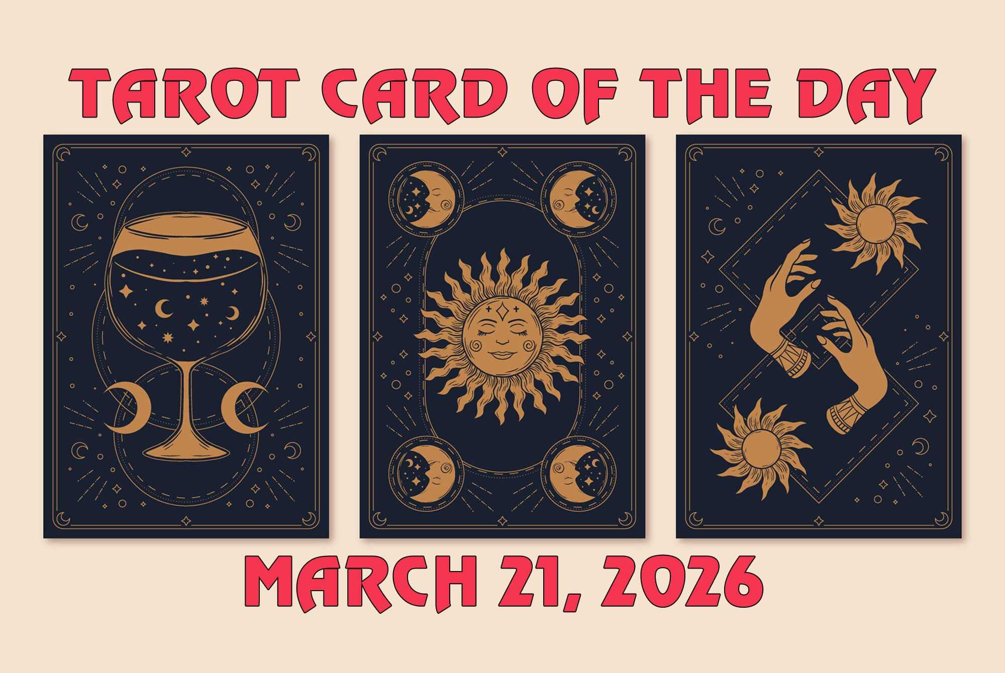 Tarot Card of the Day: March 21, 2026 – The Three of Swords