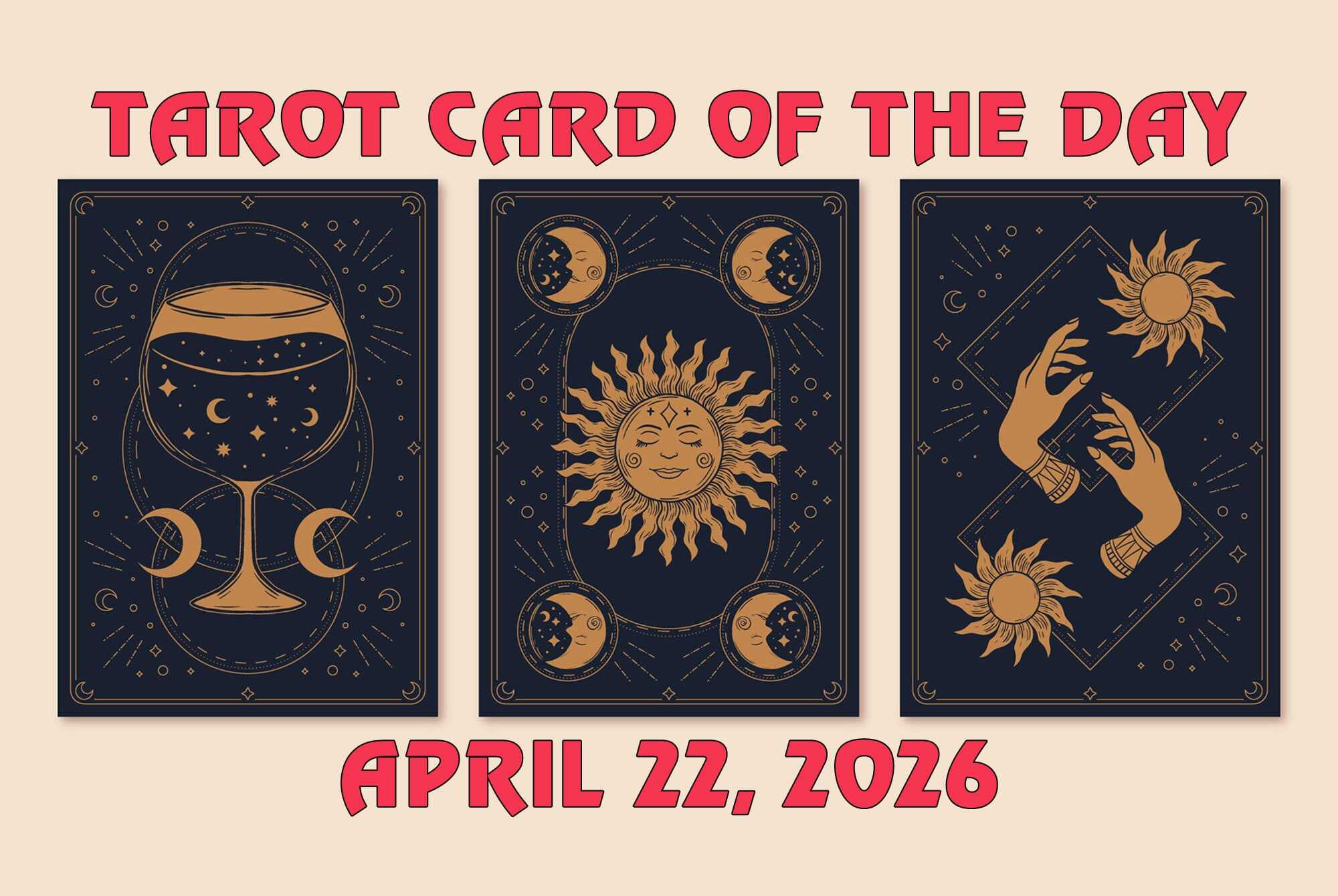 Tarot Card of the Day: April 22, 2026 – The Three of Pentacles
