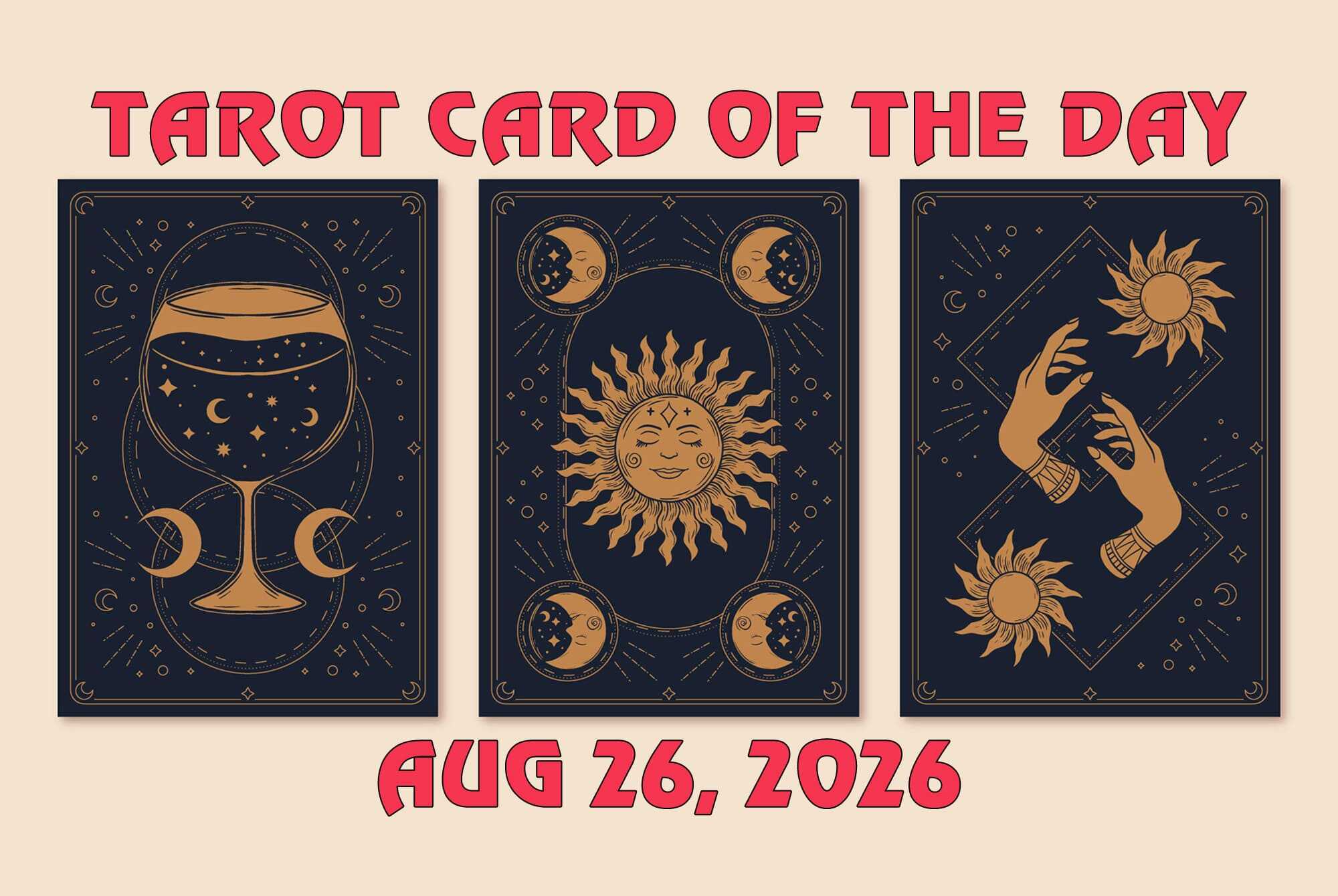 Tarot Card of the Day : August 26, 2026 – The Devil (XV): The Chains We Choose
